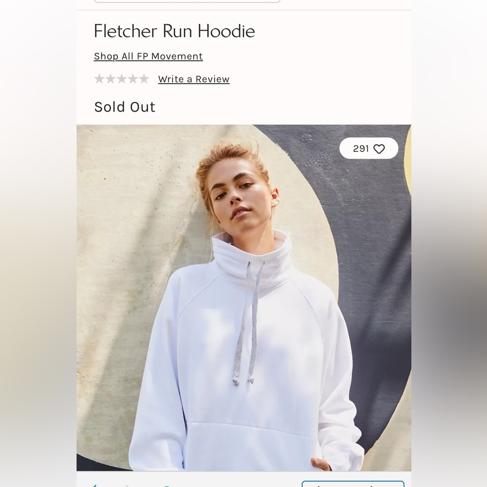 FREE PEOPLE Fletcher run hoodie!